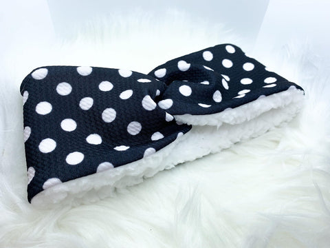Black with White Polka Dots (Adult)