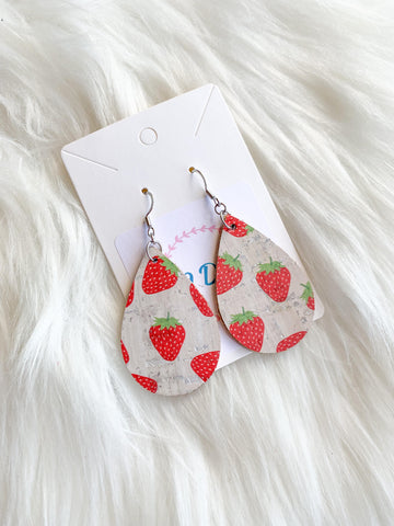 Strawberry Teardrops (Cork)