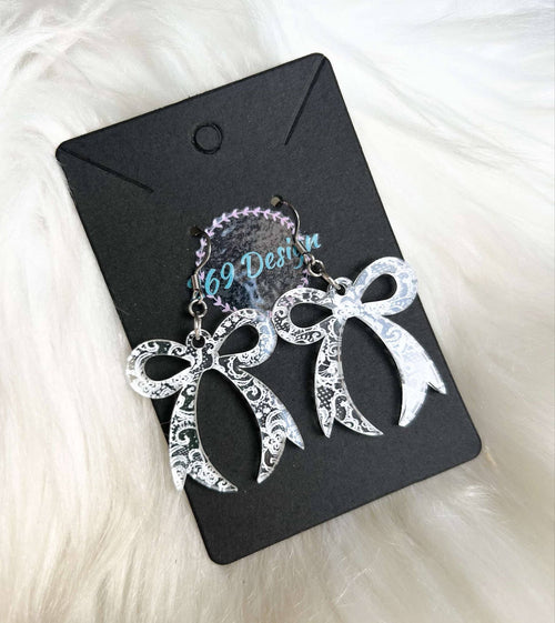 Printed Bow Dangles (Ribbon)