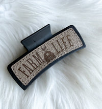 Farm Life Hair Clip (Large)
