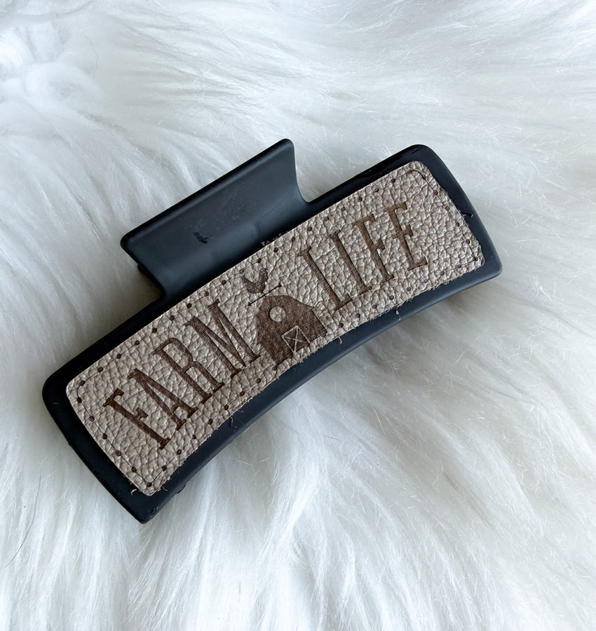 Farm Life Hair Clip (Large)