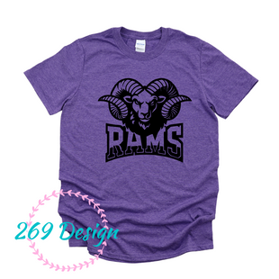 ADULT - Large Rams - PURPLE