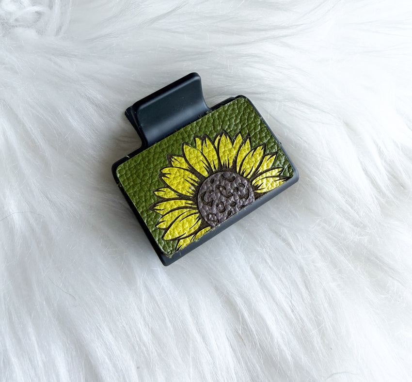 Sunflower Hair Clip (Small)