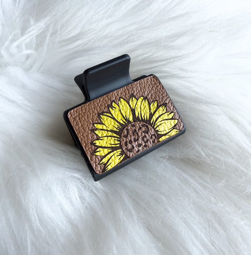 Sunflower Hair Clip (Small)