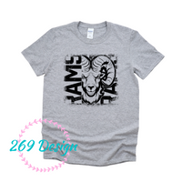 ADULT - Faded Rams - GRAY