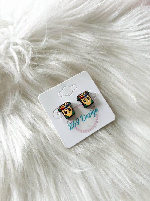Crayon Studs
