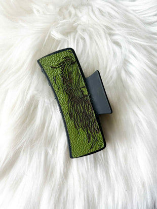 Highland Cow Hair Clip (Large)