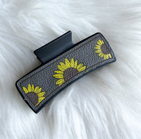 Sunflower Hair Clip (Large) - Style 1
