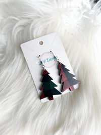 Christmas Plaid Tree Dangles