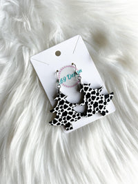 Cow Print Tree Dangles (Style 2)