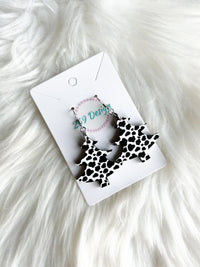 Cow Print Tree Dangles (Style 2)