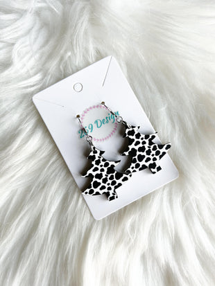 Cow Print Tree Dangles (Style 2)