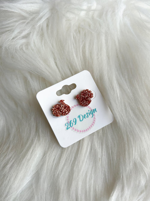 Turkey Glitter Studs