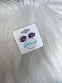 Glitter Football Studs