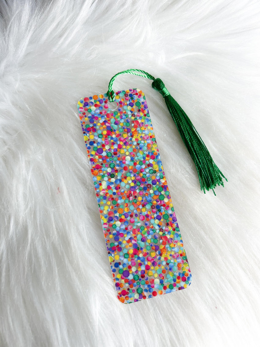 Rainbow Dots Bookmark