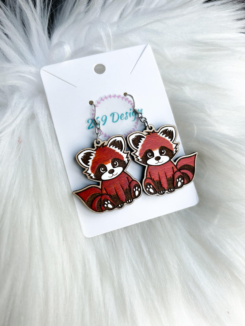 Red Panda Dangles