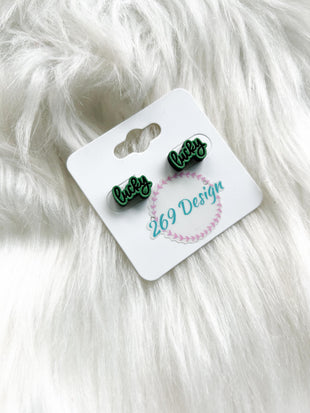 Lucky Script Studs