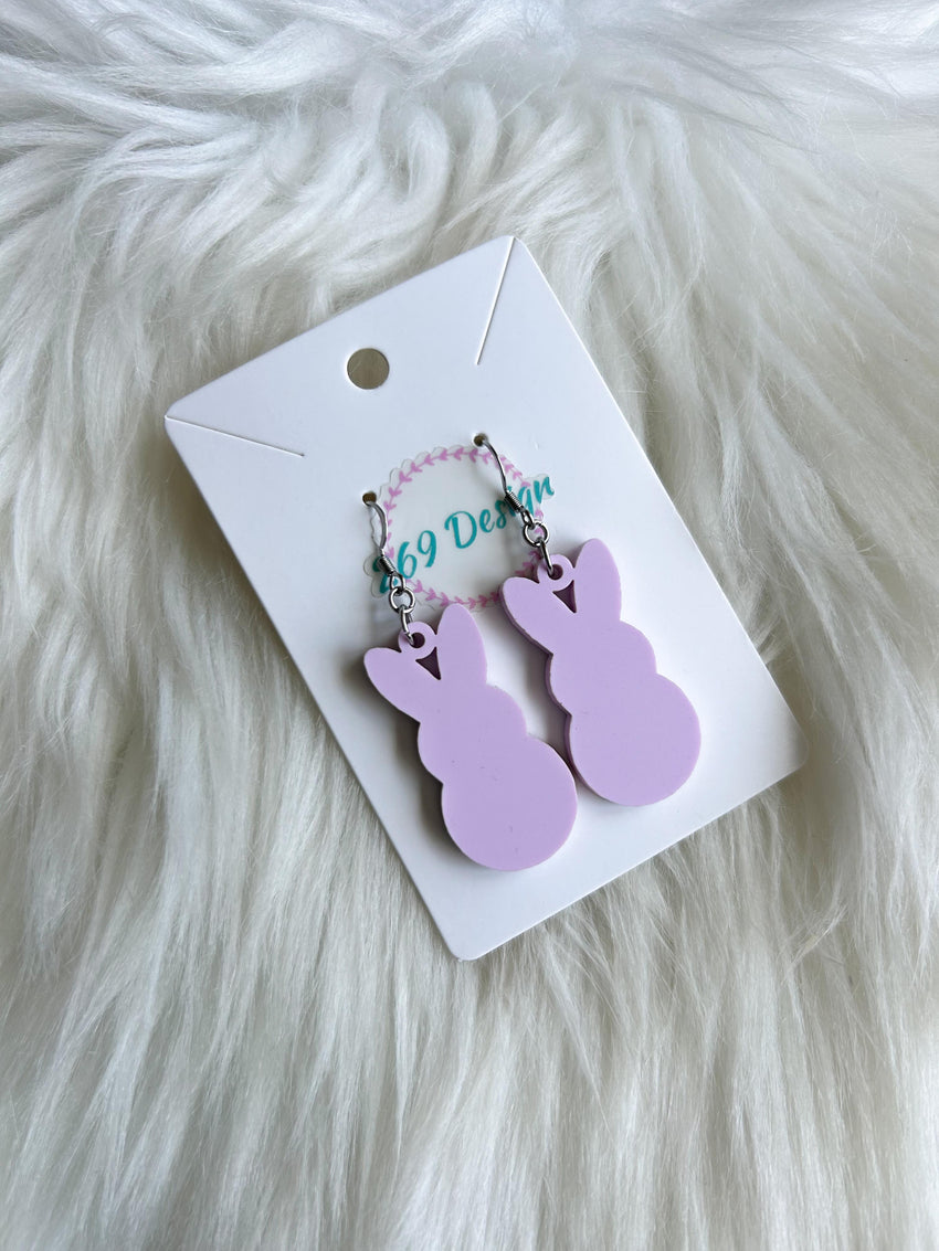 Bunny Silhouette Dangles