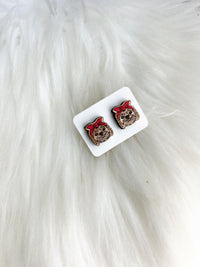 Sloth Bandana Studs