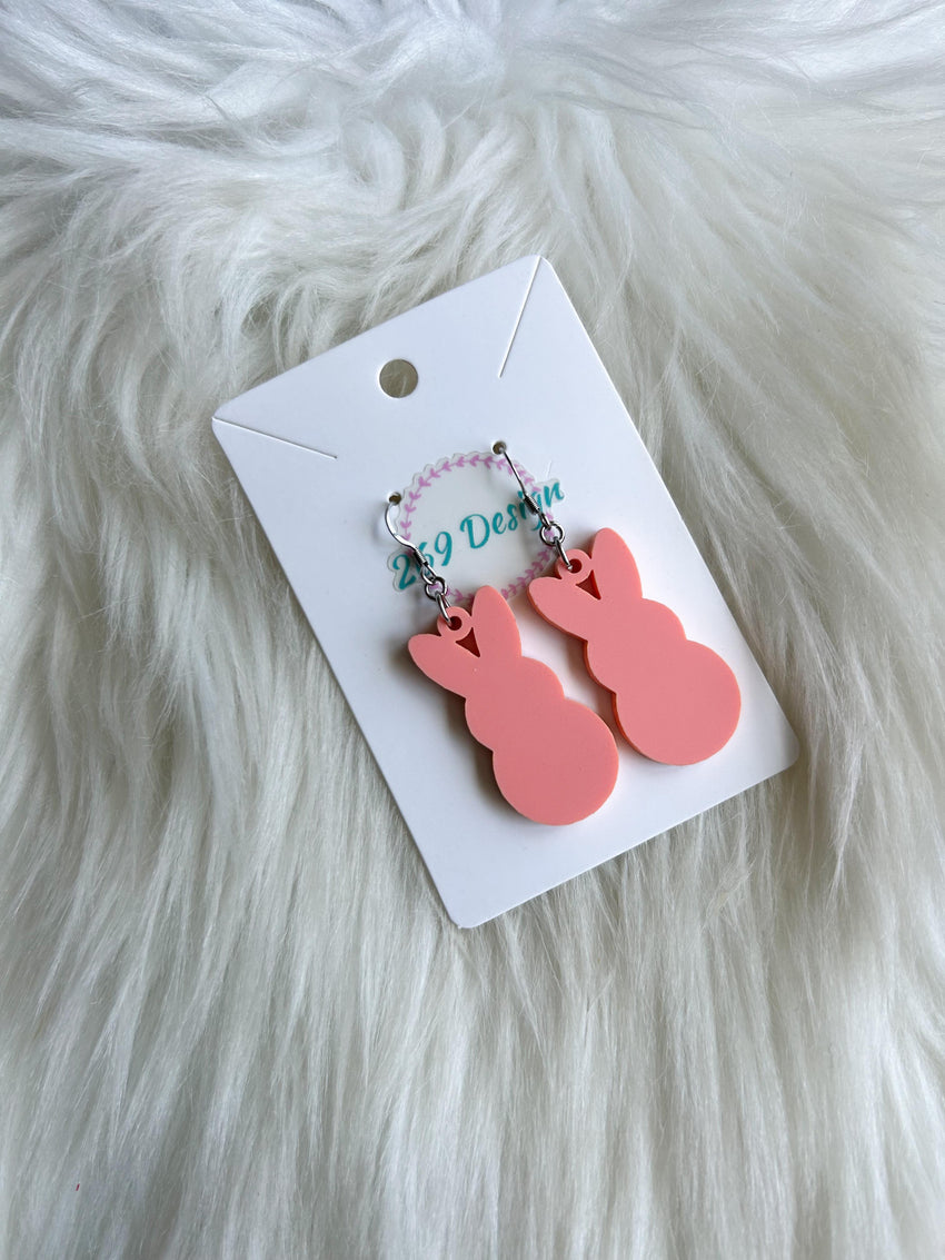 Bunny Silhouette Dangles