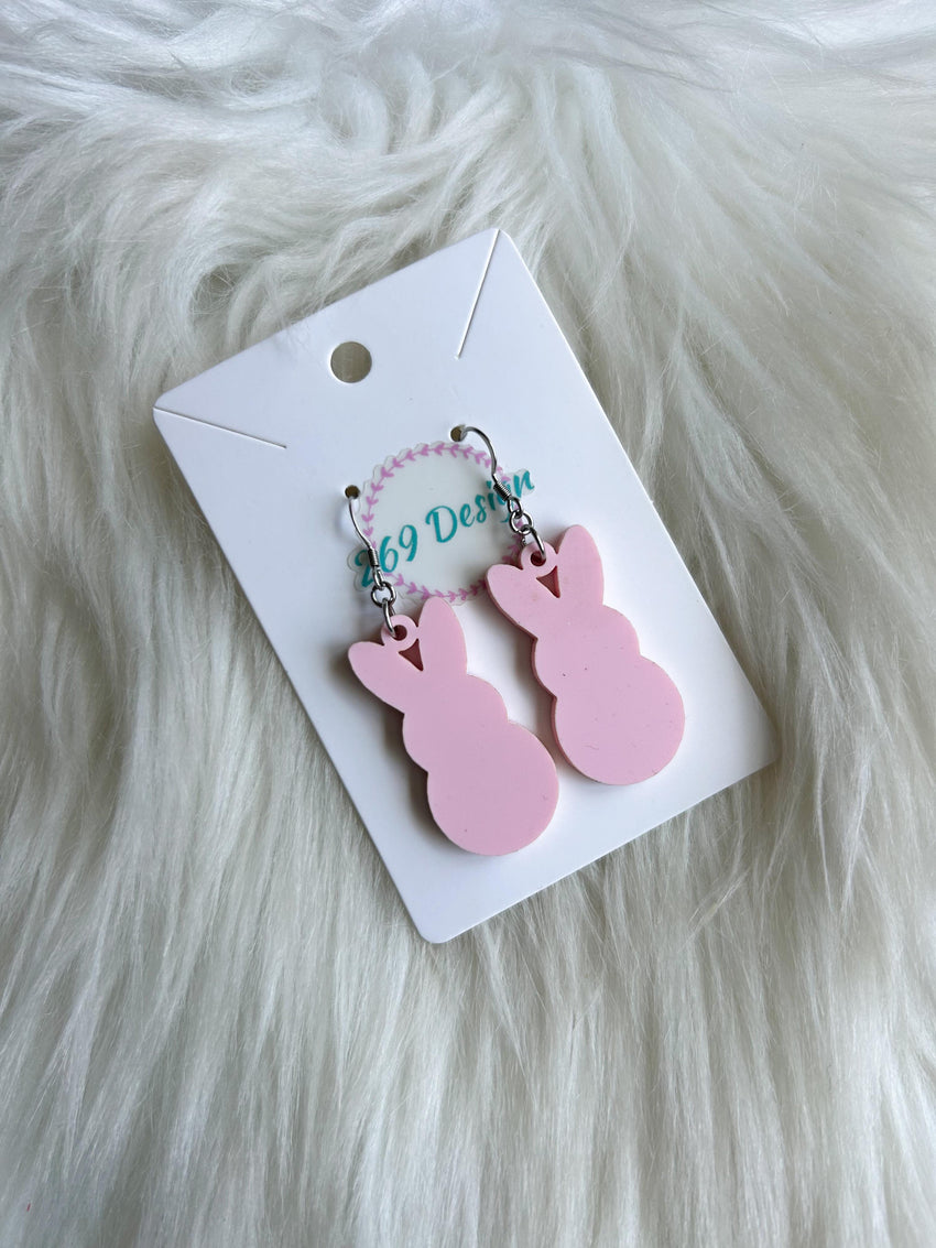 Bunny Silhouette Dangles