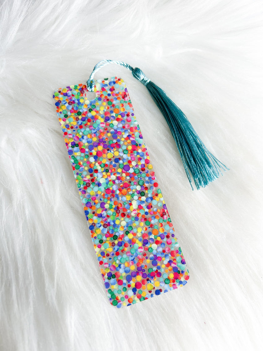 Rainbow Dots Bookmark