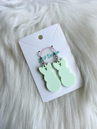 Bunny Silhouette Dangles