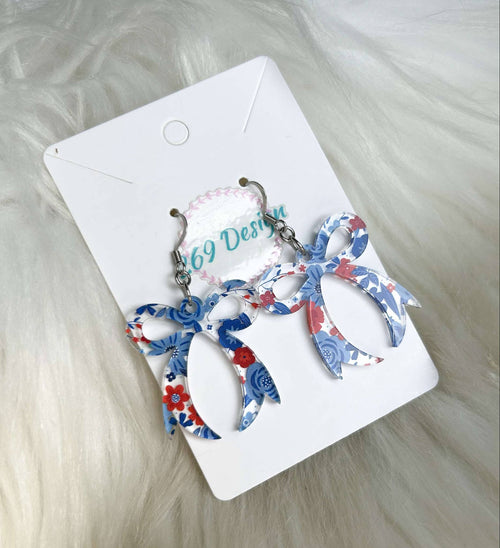 Printed Bow Dangles (Ribbon)