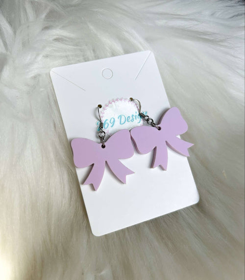 Pastel Bow Dangles (Standard)
