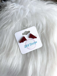 Glitter Megaphone Studs