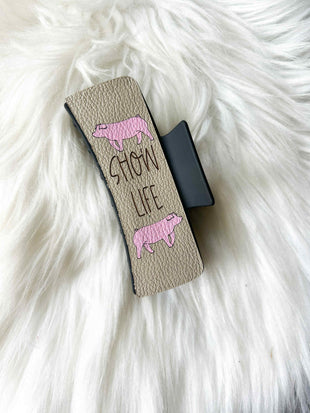 Show Life (Pigs) Hair Clip