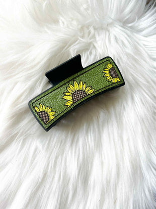 Sunflower Hair Clip (Large) - Style 1
