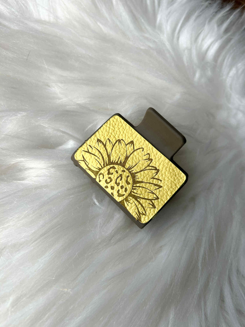 Sunflower Hair Clip (Small)