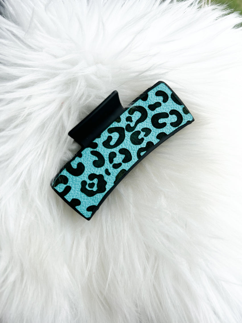 Leopard Hair Clip (Large)