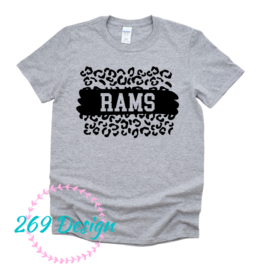 ADULT - Leopard Rams - GRAY