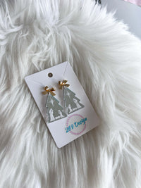 Silver Nativity Tree