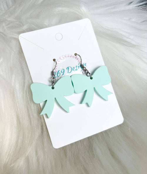 Pastel Bow Dangles (Standard)