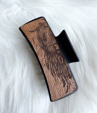 Highland Cow Hair Clip (Large)