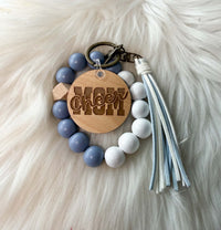 Light Blue and White Wristlets