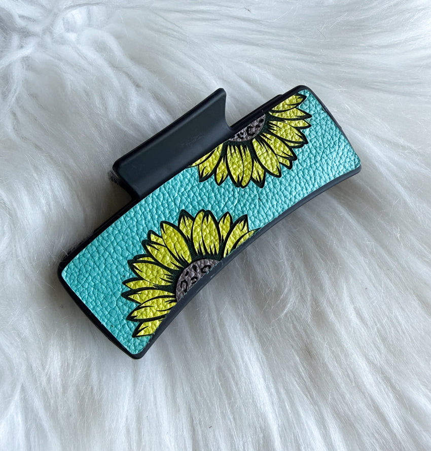 Sunflower Hair Clip (Large) - Style 2