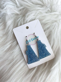 Glitter Megaphone Dangles