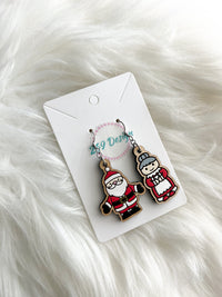 Santa and Mrs Claus Dangles