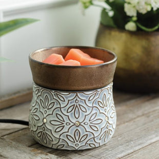 Bronze Floral 2-in-1 Warmer