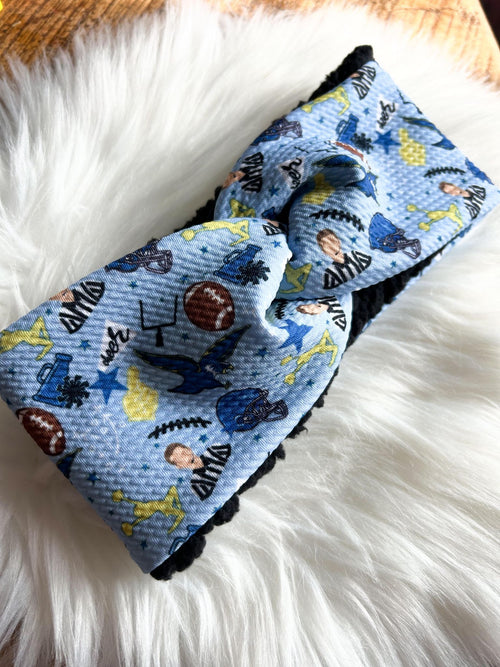 Central Falcons Ear Warmers - Front Twist Only