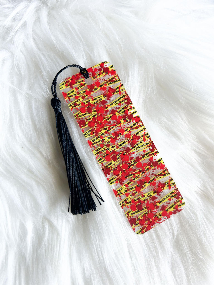 Crime Scene Bookmark