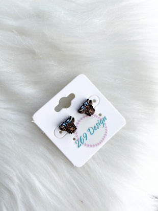 Highland Cow Bandana Studs (2)