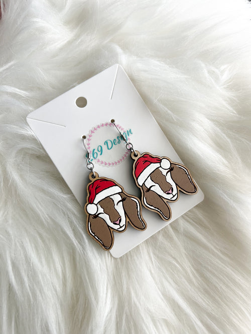 Goat Santa Hat Dangles