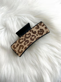 Leopard Hair Clip (Large)