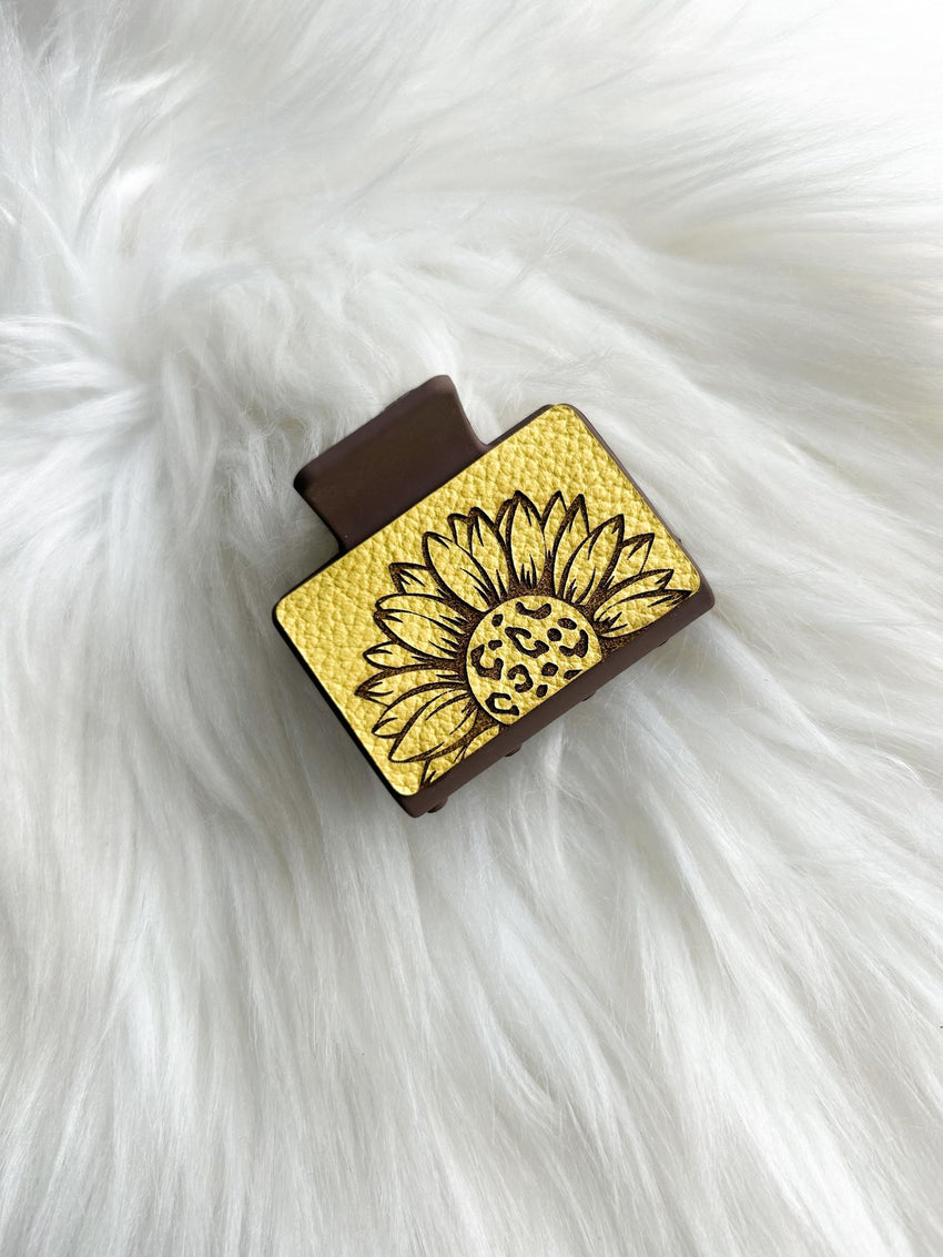 Sunflower Hair Clip (Small)