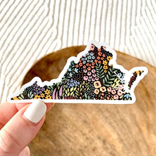 Virginia Floral Sticker